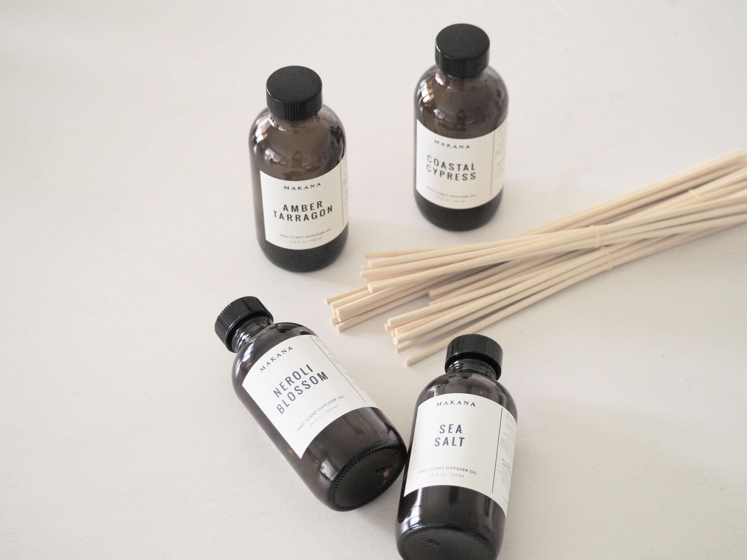 Premium Reed Diffuser Refill Kit - Long-Lasting Essential Oil Aromatherapy for Home & Office - Lavender, Vanilla, Citrus Scents - Relaxing Fragrance Oil Set for Bedroom, Bathroom, Living Room