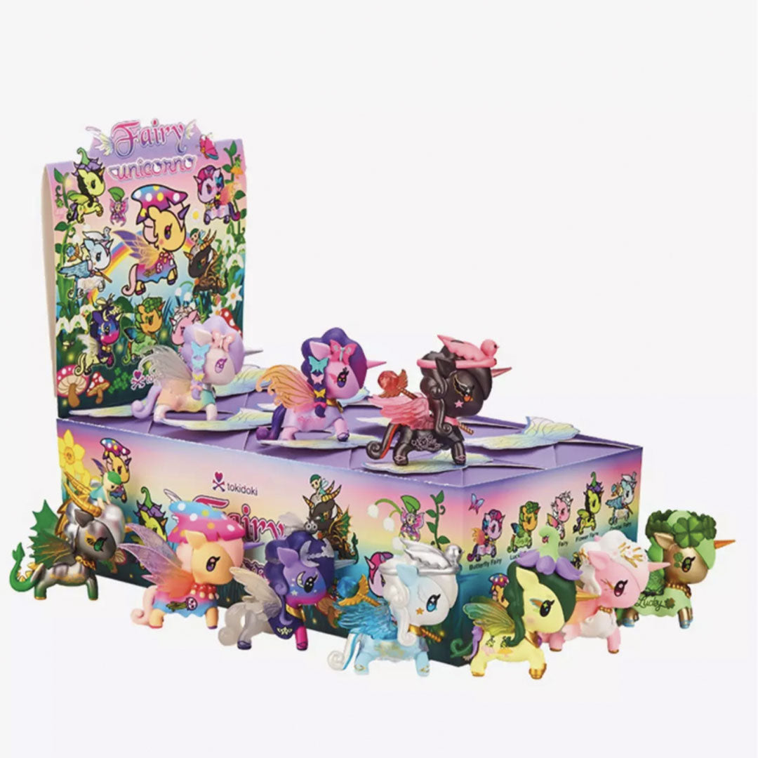 Fairy Unicorno Blind Box Collectible Figures - Set of 8 Cute Mystery Toys for Kids & Collectors - Perfect for Birthday Gifts, Party Favors, and Display Decor
