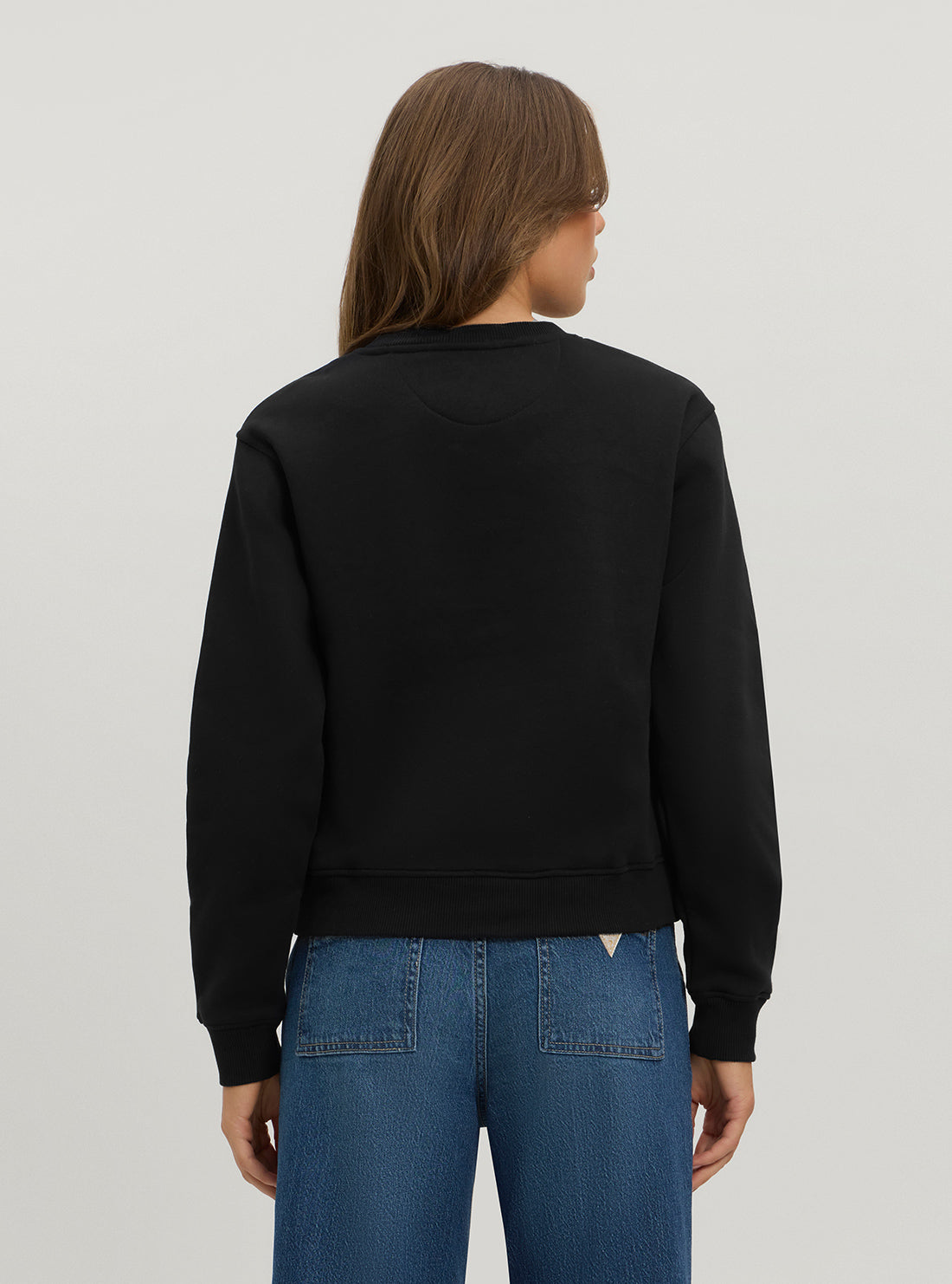 Eco-Friendly Black Roses Logo Sweatshirt - Stylish Unisex Pullover for Casual Wear & Street Fashion