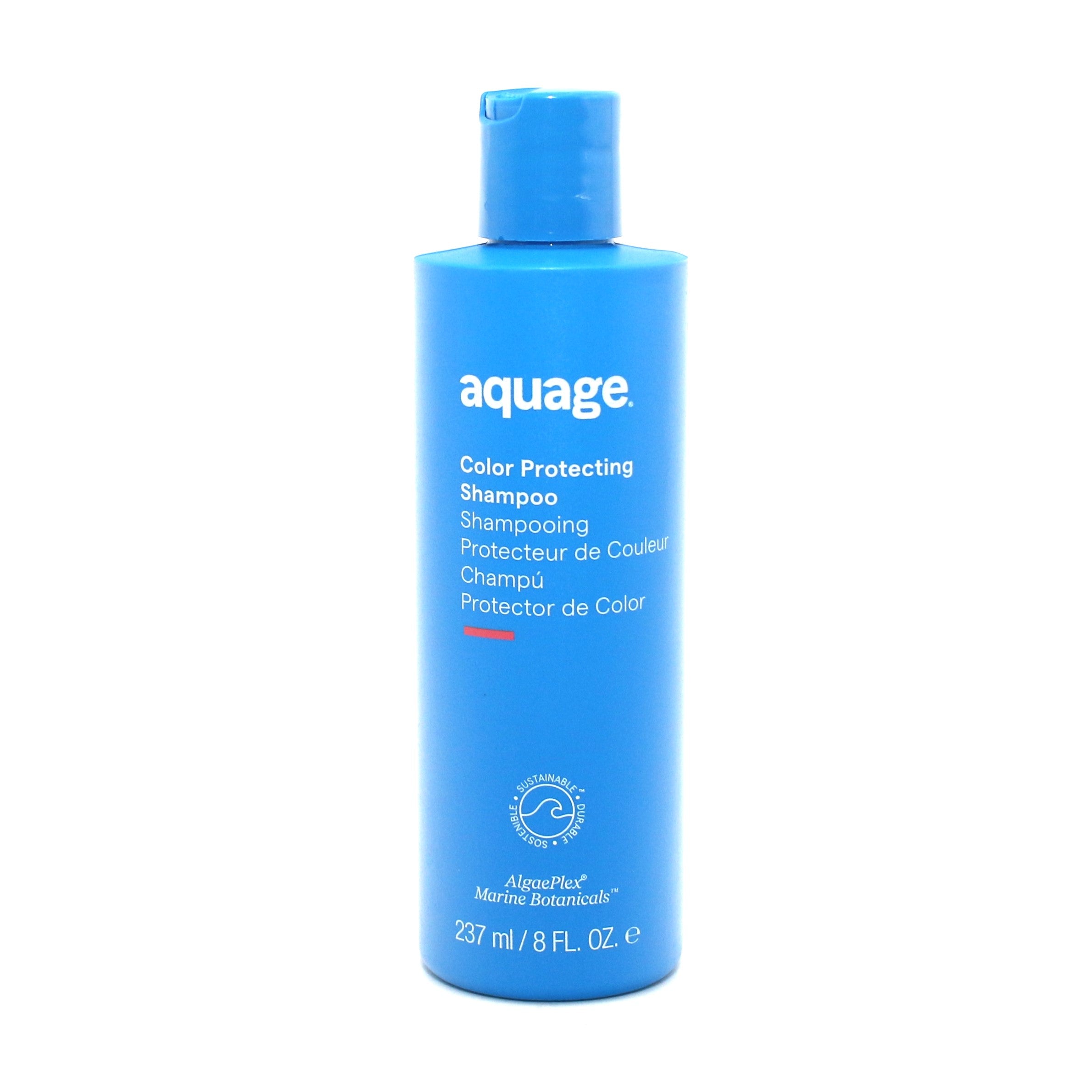 Aquage Color Protecting Shampoo 8 oz - Sulfate-Free Shampoo for Color-Treated Hair - Extends Hair Color Vibrancy - Perfect for Daily Use at Home & Salon