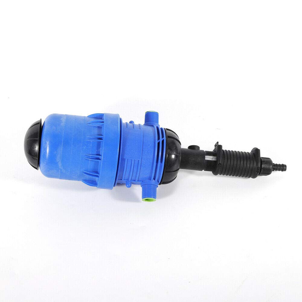 Automatic Water-Powered Fertilizer Injector Pump - Adjustable 0.4-4% Dosing Proportioner for Hydroponics & Agriculture (4-30℃) | Perfect for Greenhouse Irrigation, Lawn Care & Liquid Chemical Distribution