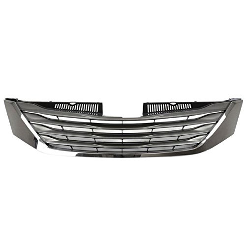 Toyota Sienna 2011-2014 Front Grille Assembly - Chrome/Black Replacement Compatible with Non-Cruise Control Models | Perfect for Van Upgrades & Customization