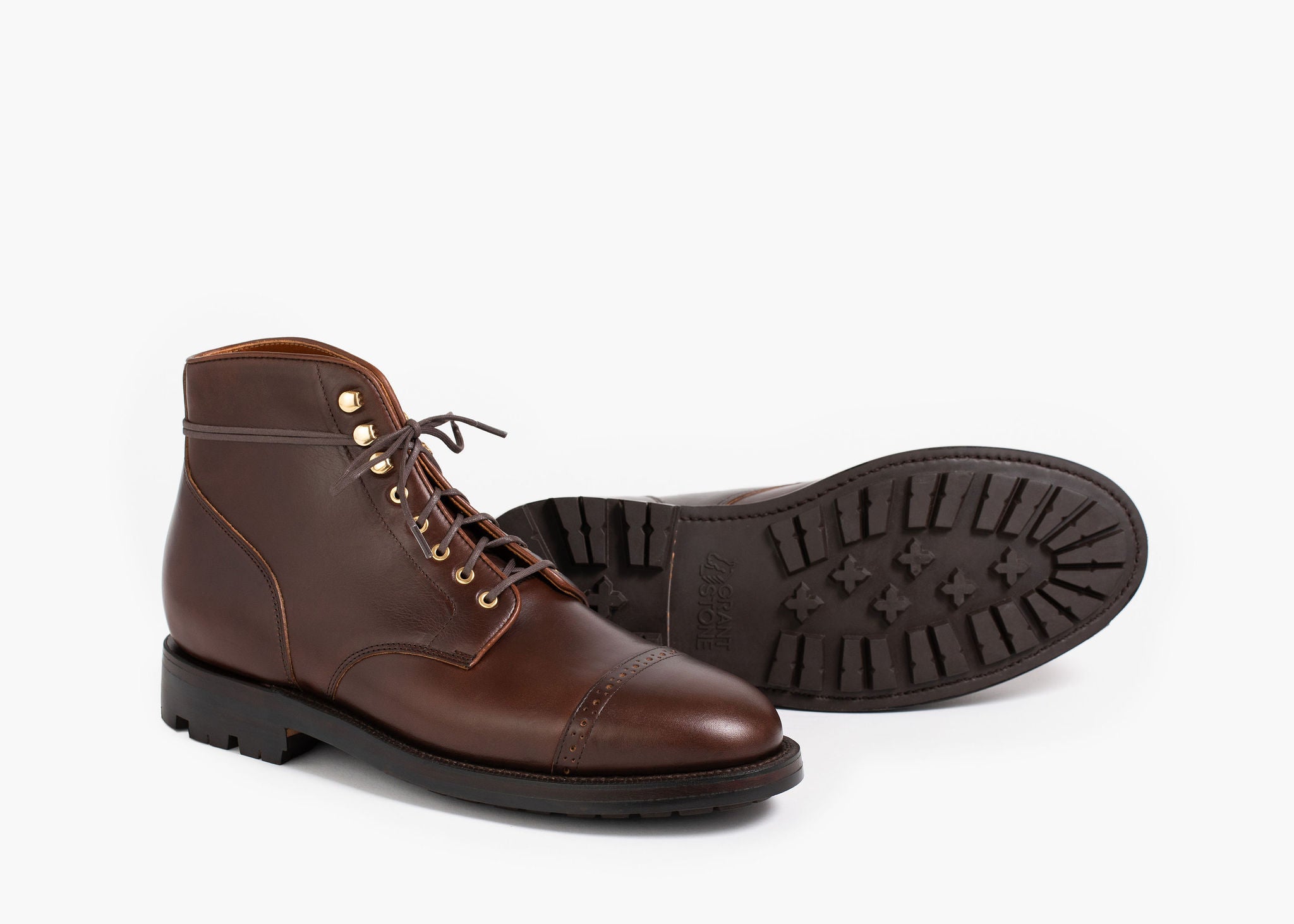 Premium Garrison Boot in Crimson Chromexcel Leather - Durable & Stylish Men's Work Boots for Outdoor, Hiking & Casual Wear