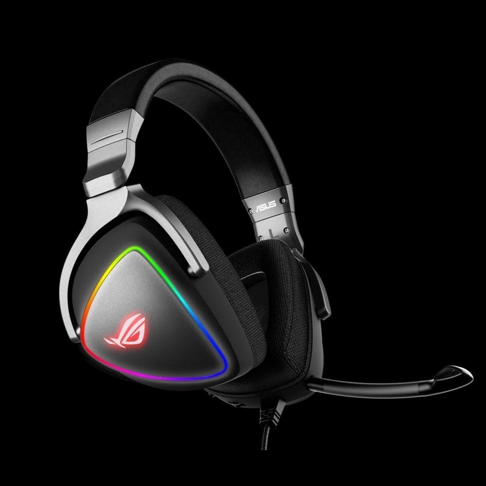 ASUS ROG Delta S Type-C Gaming Headset with Hi-Res ESS DAC, RGB Lighting & 7.1 Surround Sound - Perfect for PC, PS5, Xbox & Mobile Gaming
