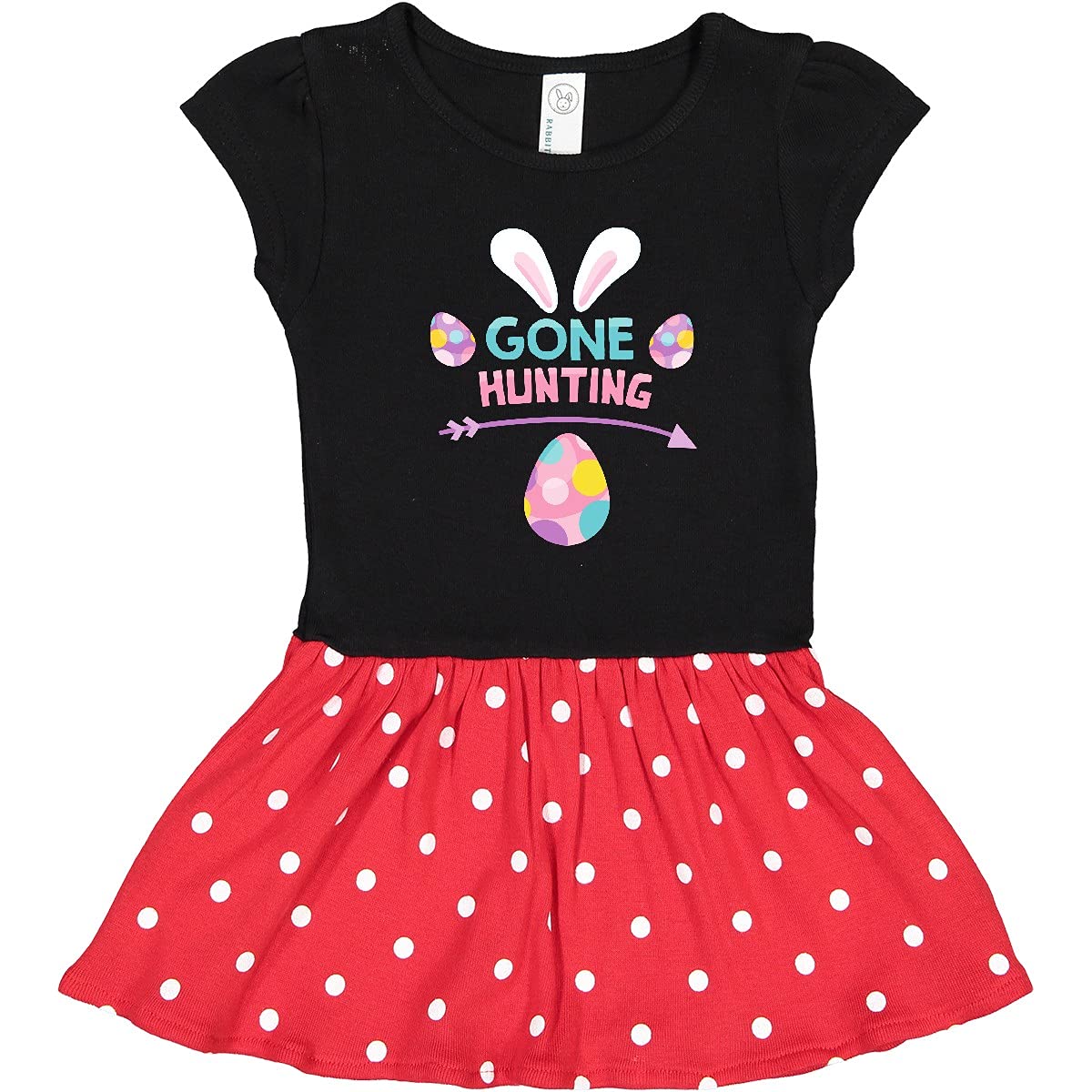 Easter Bunny Dress for Toddlers - Cute Hunting & Egg Print