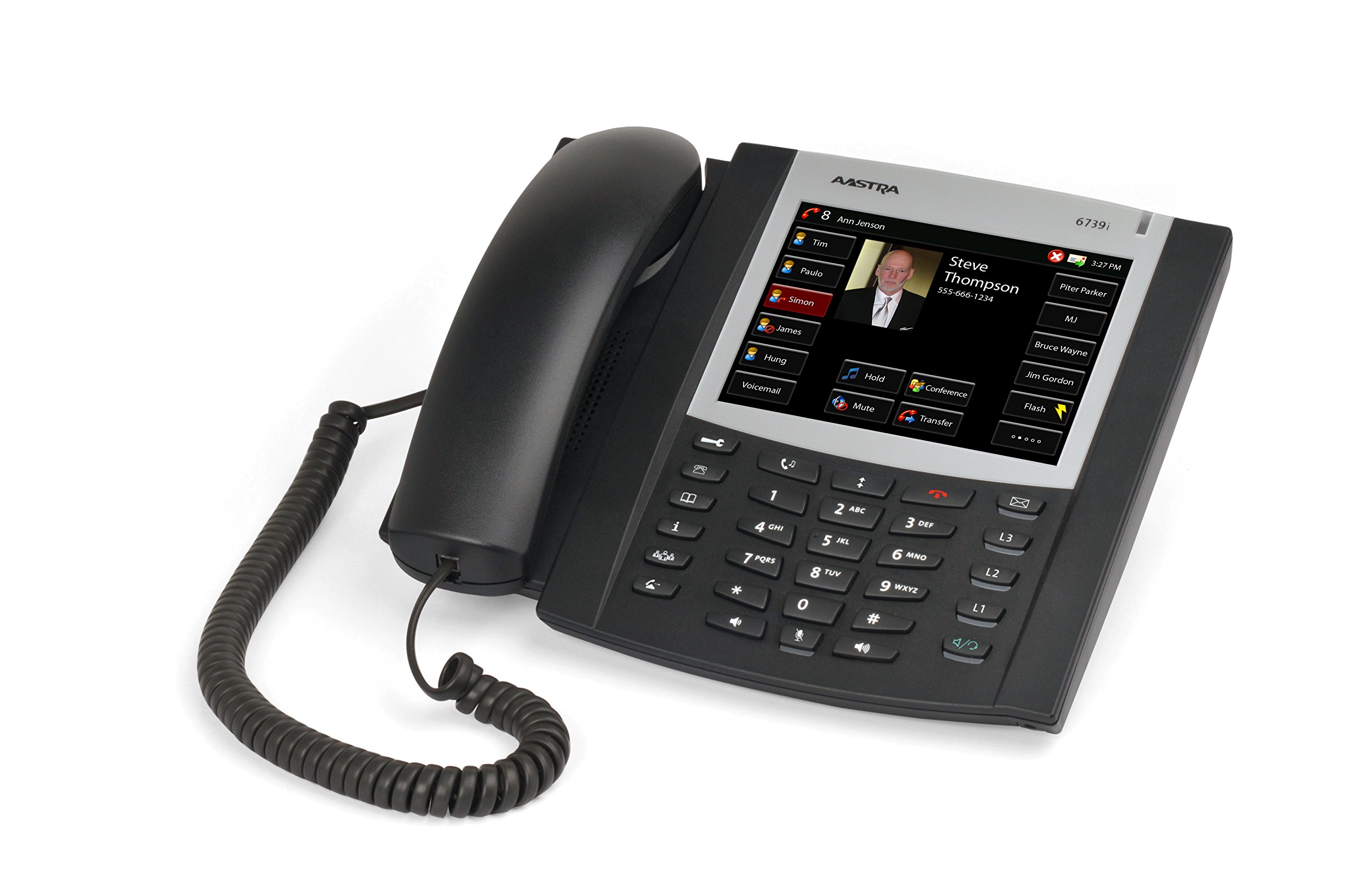 AASTRA A673901311001 6739 SIP Phone - Business VoIP Desk Phone with HD Voice, Call Forwarding & 3-Way Conferencing - Ideal for Office, Call Center & Remote Work