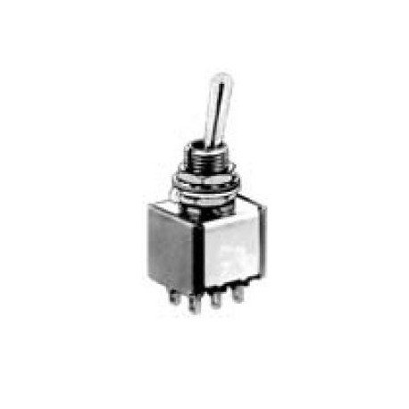 APEM 5646A2V DPDT Switch - 4A 30VDC Solder Terminals for Industrial Control Panels & Automation Equipment