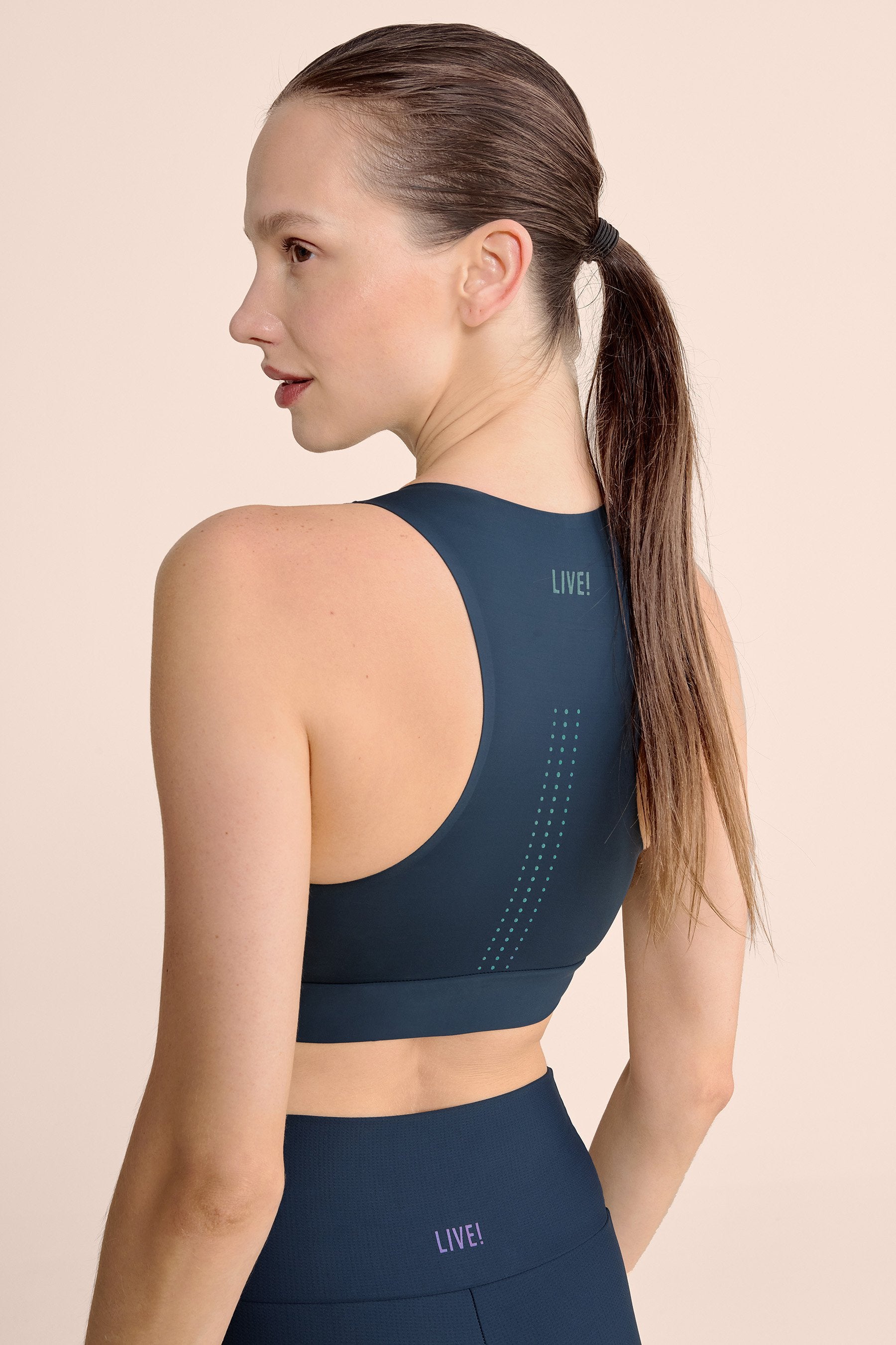 Race Pro® High Support Speed Zip Sports Bra for Women - Moisture Wicking Workout Top for Running, Yoga & Gym Training