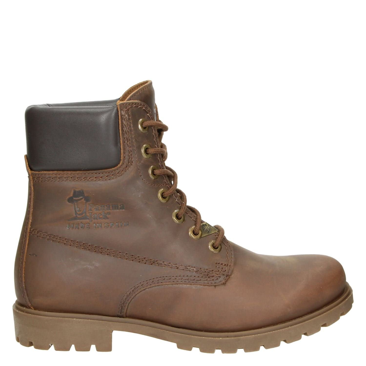 Panama Jack Men's Classic Leather Boots - Waterproof & Comfortable Hiking Boots for Outdoor Adventures, Camping, and Casual Wear