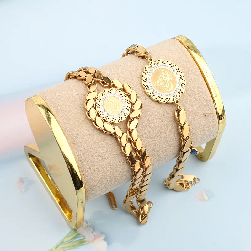 Golden Sun Bracelet for Women - 14K Gold Plated Boho Beaded Bracelet - Handmade Adjustable Wrap Bracelet - Perfect for Summer, Beach, Festival & Everyday Wear