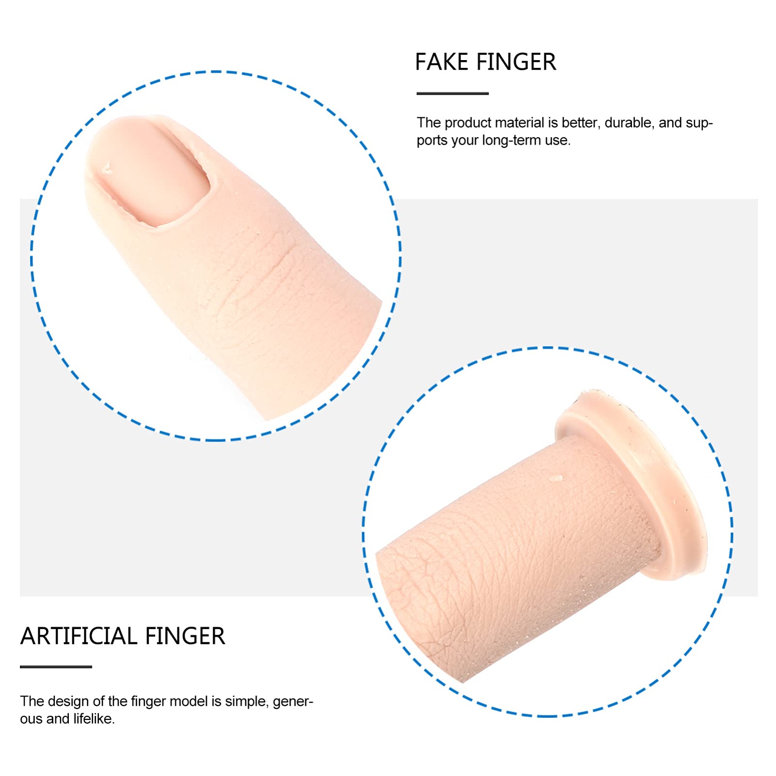 1pc Nail Art Training Hand Model - Platinum Silicone Finger Display Stand for Acrylic Nails, False Nail Tips & Manicure Practice - Perfect for Nail Salons, Beauty Schools & Home Nail Art Training