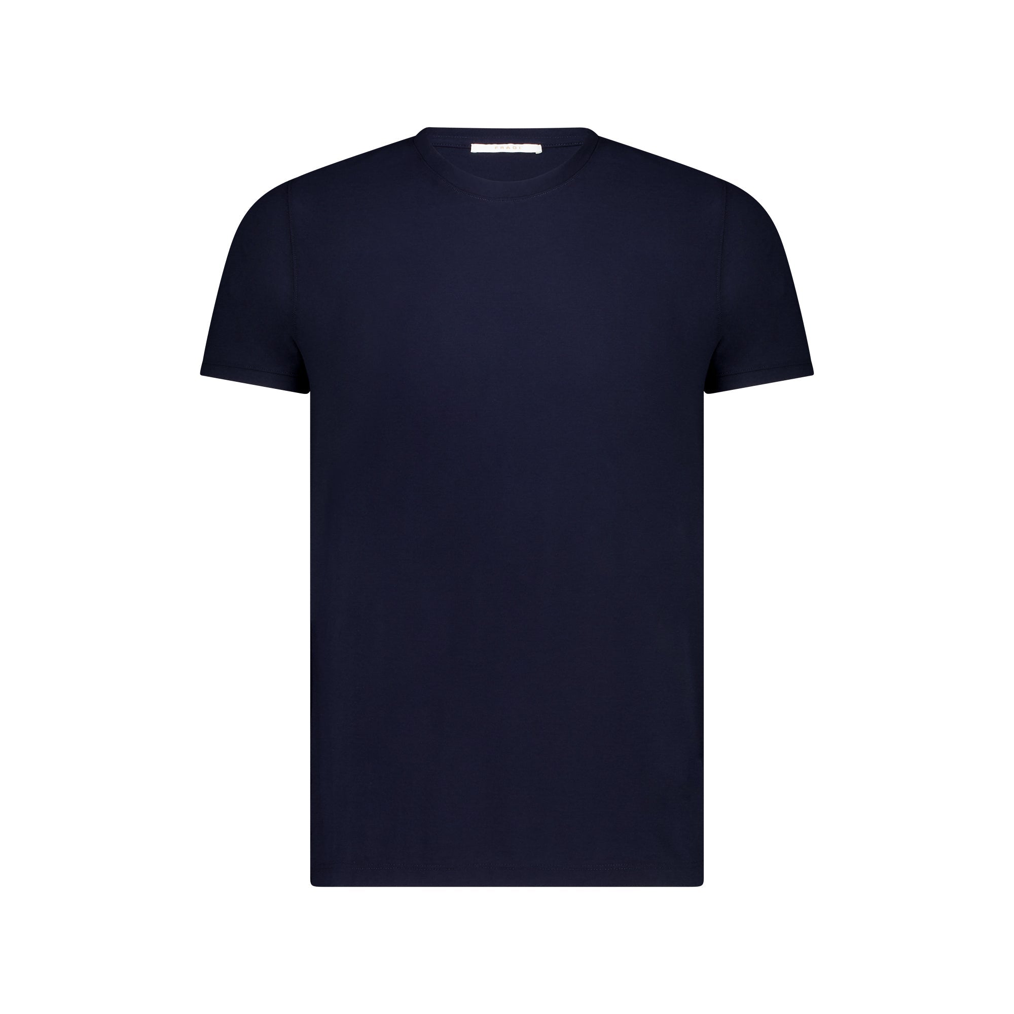 FRADI Men's Short Sleeve T-Shirt - Soft Cotton Crew Neck Casual Tee for Everyday Wear - Navy Blue - Perfect for Gym, Workout, and Street Style Outfits