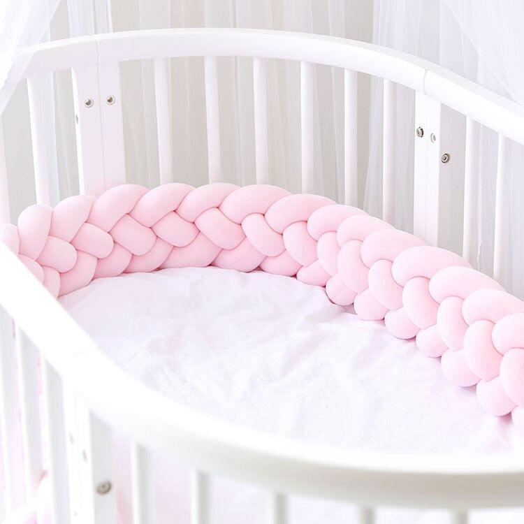 Easy to Clean Baby Cot Bumper - Soft Crib Bumper Pad for Safe Nursery Decor | Perfect for Newborns & Toddlers - Ideal for Daycare, Home Nursery, and Travel Cribs