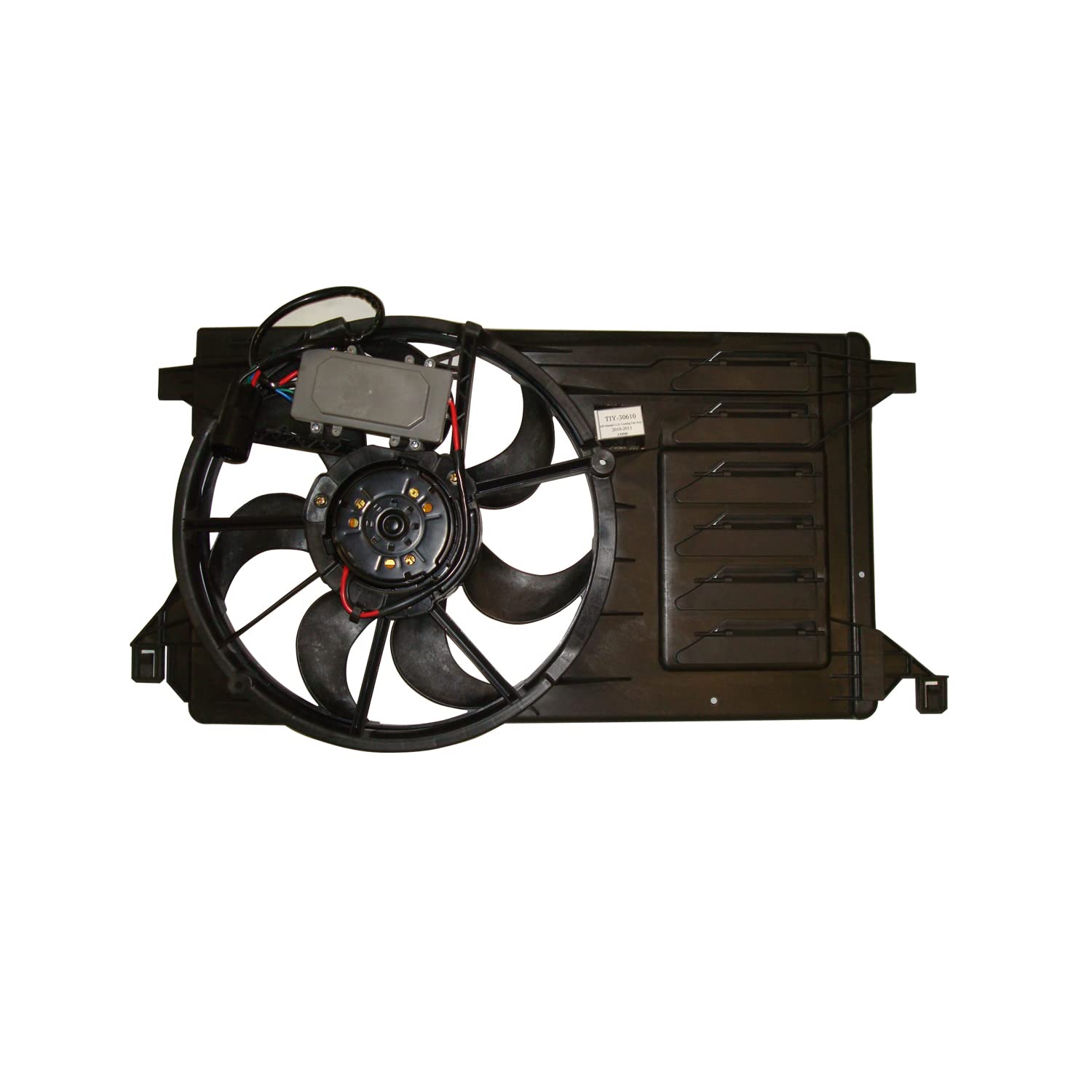 TYC 622400 Cooling Fan Assembly Replacement for 2010-2013 Mazda3 - Engine Cooling System Part - Perfect for Overheating Prevention & Summer Driving
