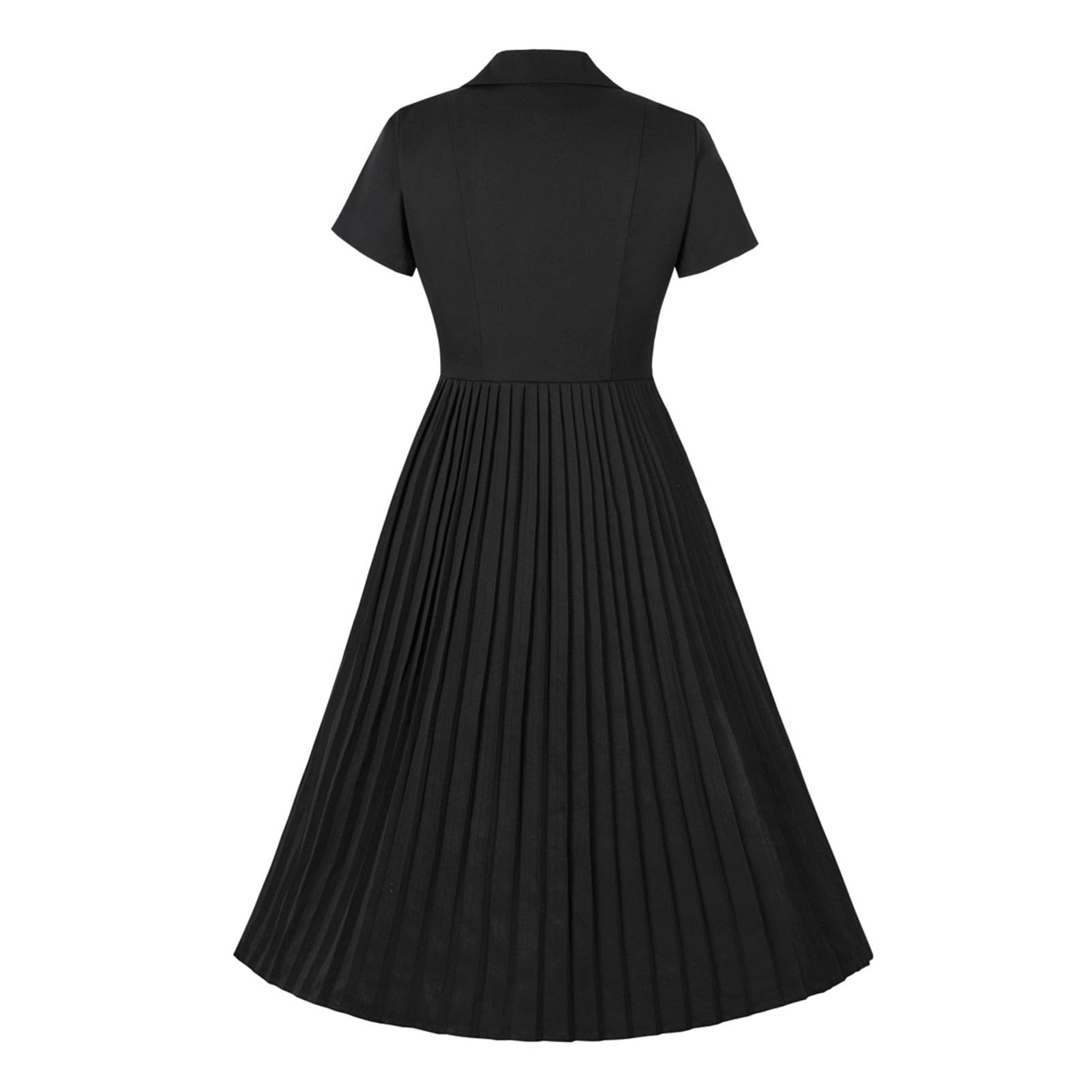 Vintage 1950s Women's Cocktail Dress - Pink Bow Tie Neck Swing Knee-Length Dress for Parties, Weddings & Retro Events