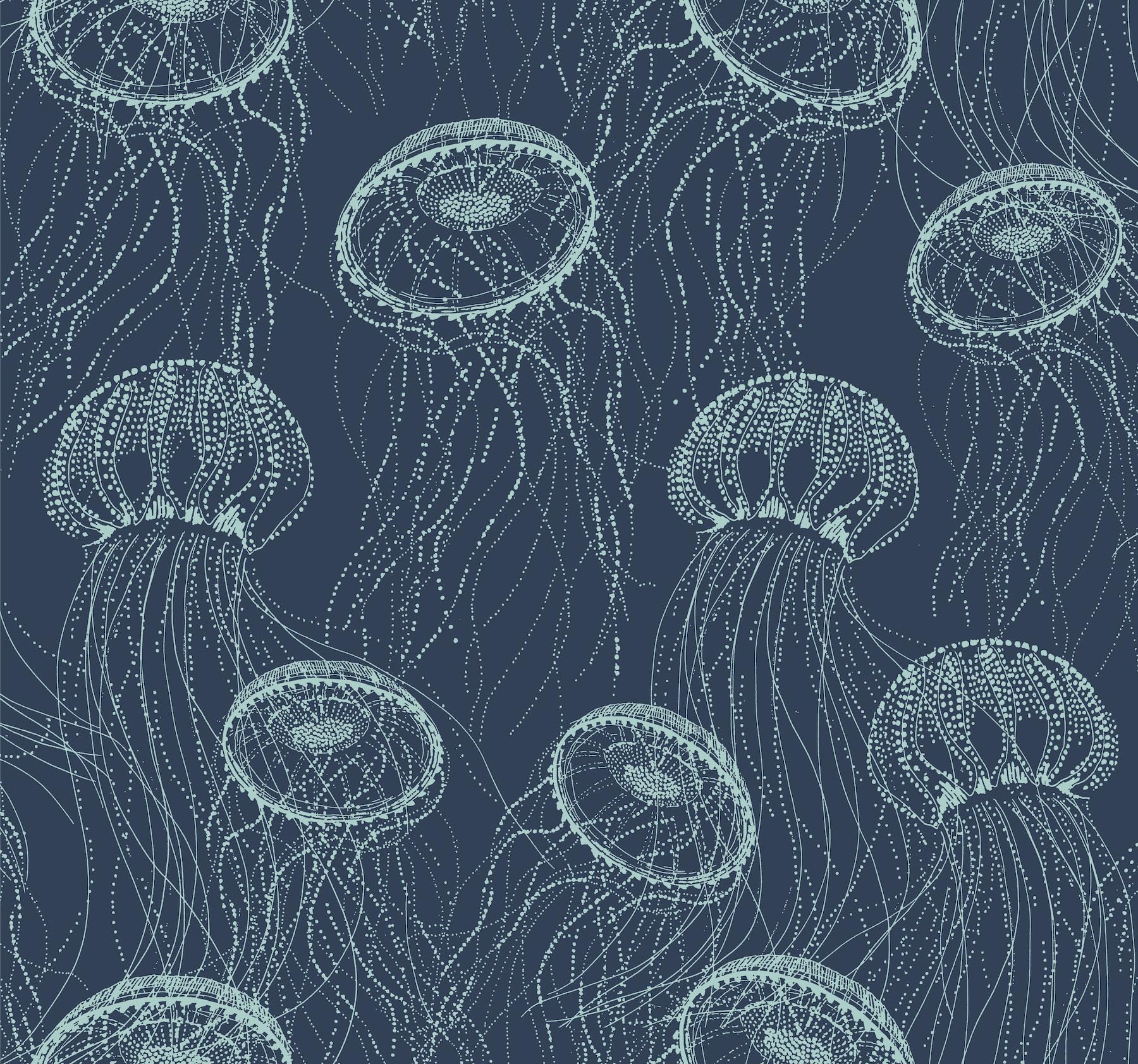 York Wallcoverings Atolla Spray and Stick Removable Wallpaper - Self-Adhesive Peel & Stick Wallpaper in Blue - Perfect for Bedrooms, Living Rooms, and DIY Home Decor