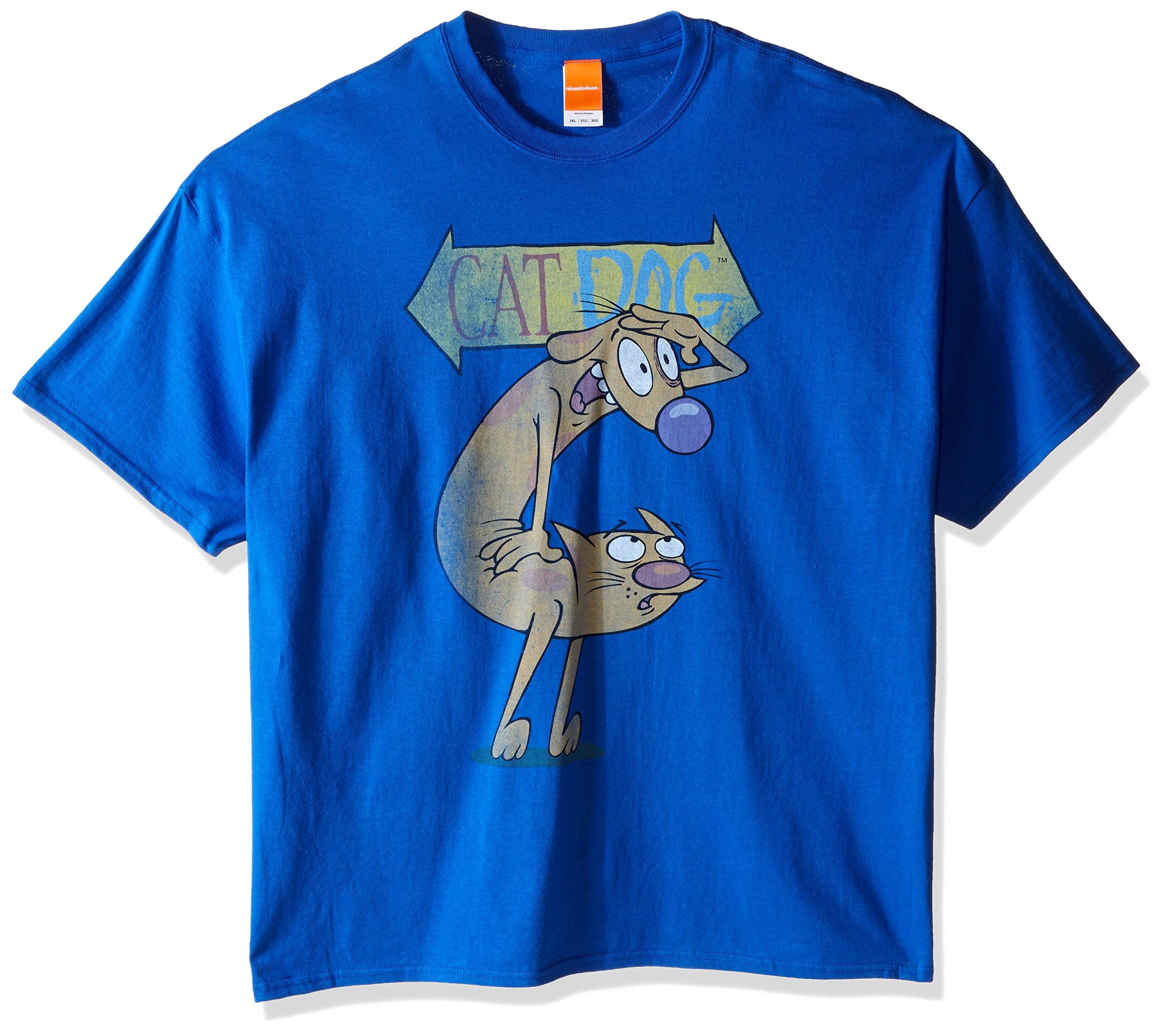 Nickelodeon Catdog Graphic T-Shirt for Men - Cool Cartoon Print Tee for Casual Wear & Fan Gifts