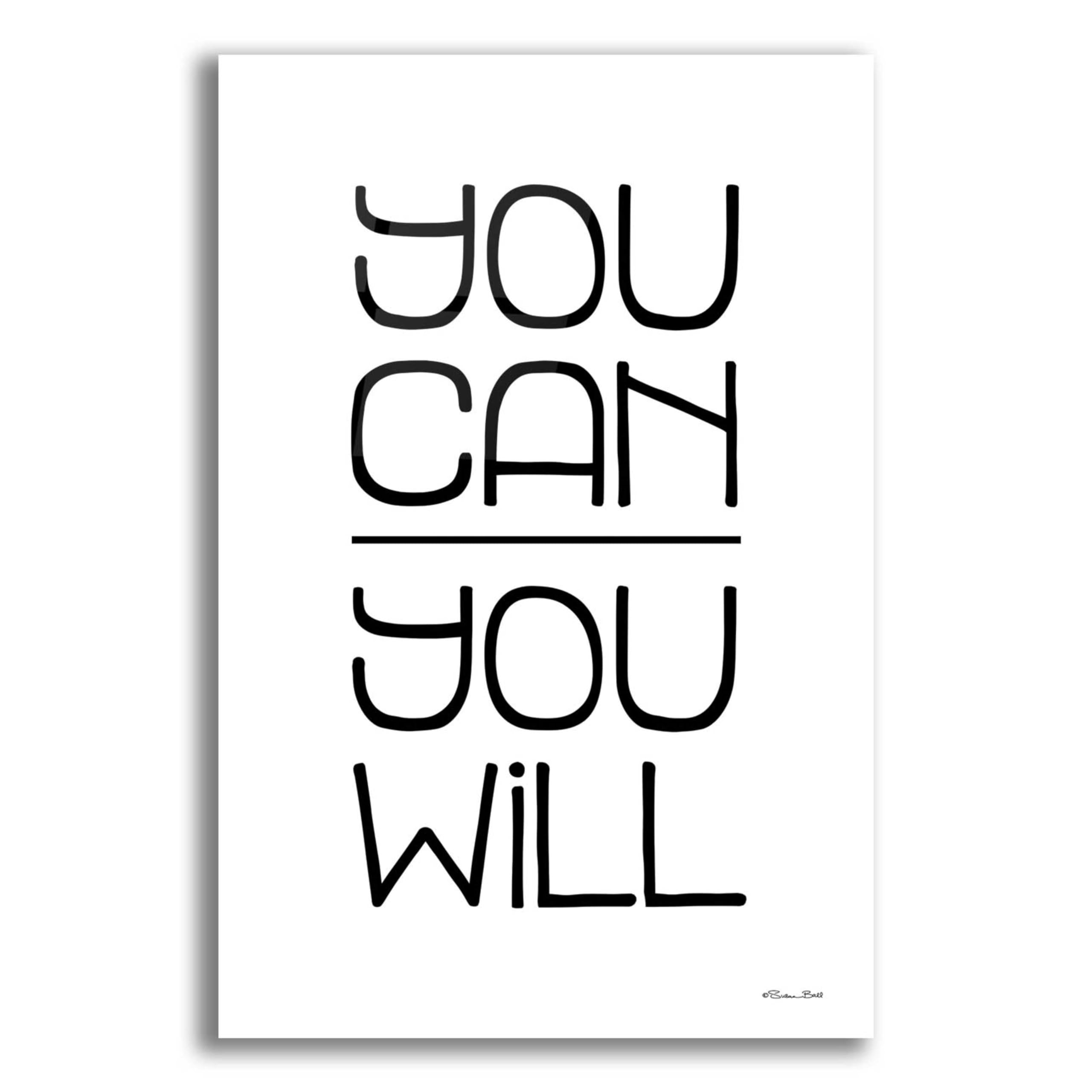 You Can, You Will