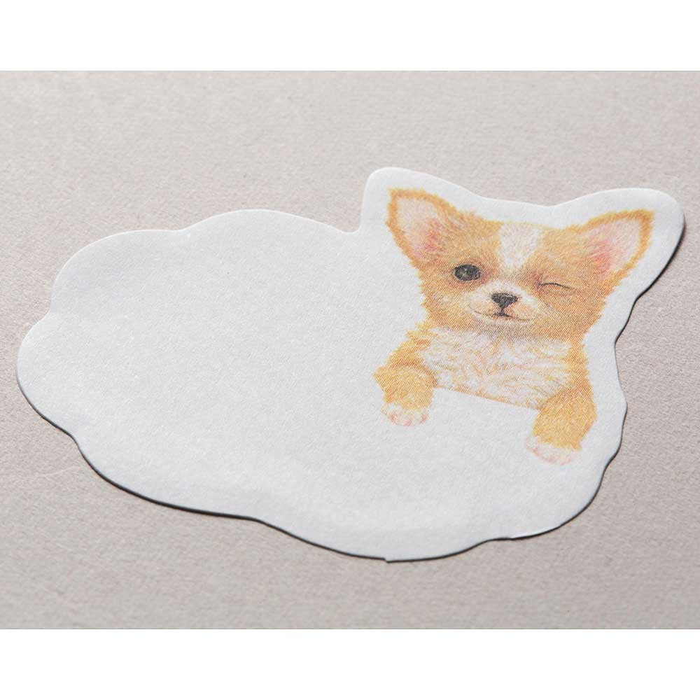 Adorable Chihuahua Puppy Shaped Sticky Notes - Cute Dog Memo Pads for Office, School & Home Organization - Fun Stationery Supplies for Notes, Reminders & To-Do Lists
