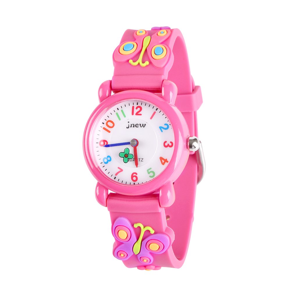 **3D Cartoon Waterproof Kids Watch for Girls Ages 3-8 - Cute & Durable Toddler Watch - Perfect Gift for Birthdays, Christmas & Daily Wear**