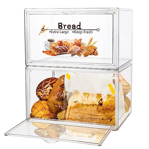 2PCS BREAD BOX