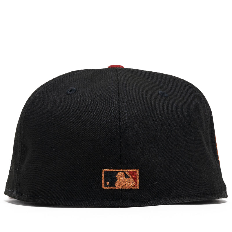 New Era x Politics Houston Astros 59FIFTY Fitted Hat - Black/Red - Official MLB Baseball Cap for Men & Women - Perfect for Games, Streetwear & Sports Fans