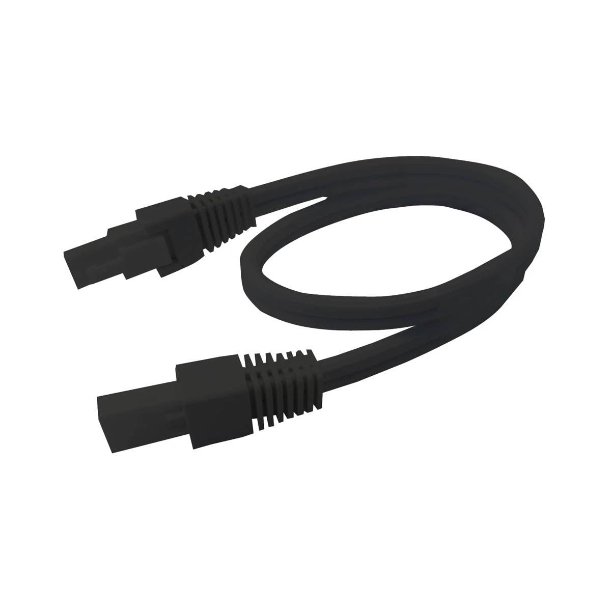 12 Inch Black Interconnect Cord for Elena Task Lighting - Perfect for Office, Study, and Home Workspace Lighting