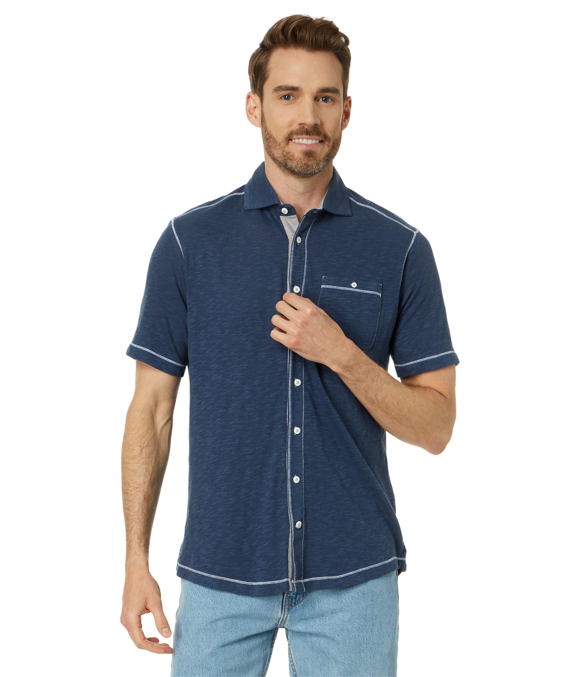 Johnnie-O Houston Hangin' Out Button Up Shirt for Men | Casual & Comfortable Shirt for Outdoor Activities, Beach, and Weekend Wear