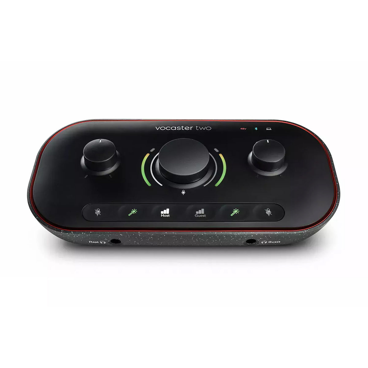 Focusrite Vocaster Two Professional Audio Interface - Dual XLR Mic Inputs for 2-Person Podcasting & Streaming (Open Box) - Perfect for Home Studios & Live Broadcasts