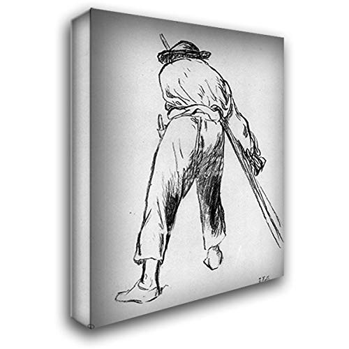 Edouard Manet Moving Farmer 20x24 Inch Gallery Wrapped Canvas Art Print - Farmhouse Wall Decor for Living Room, Bedroom & Office