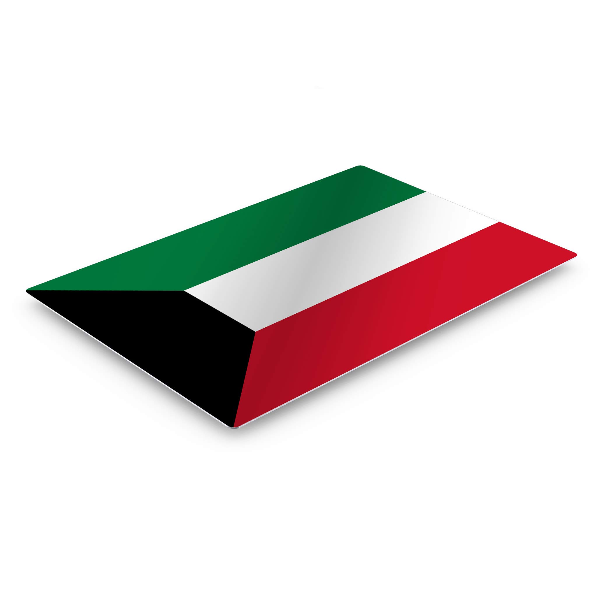 Kuwait Flag Metal Wall Art Print - 30x40 Inches, Made in USA | Modern Home Decor for Office, Living Room, Dorm, Bedroom, Kitchen, Man Cave, Sports Club & Bar | Ready to Hang Country Flags Decor for Patriotic Display & Gift Giving