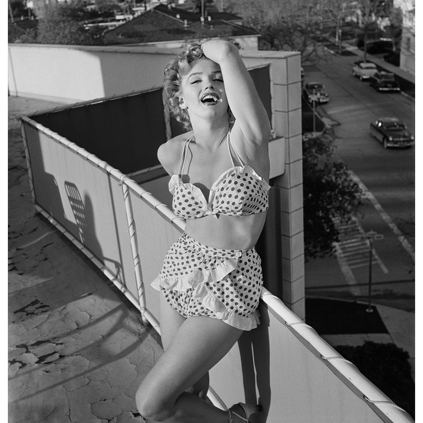 Vintage Marilyn Monroe Bikini Photo - High Quality Getty Images Wall Art for Home Decor & Retro Themed Parties
