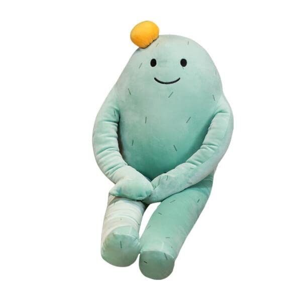 Cactus Pillow Sofa Sleeping Companion Doll (Blue) - Soft Plush Cactus Pillow for Home Decor, Bedroom, Living Room, and Cozy Nap Time