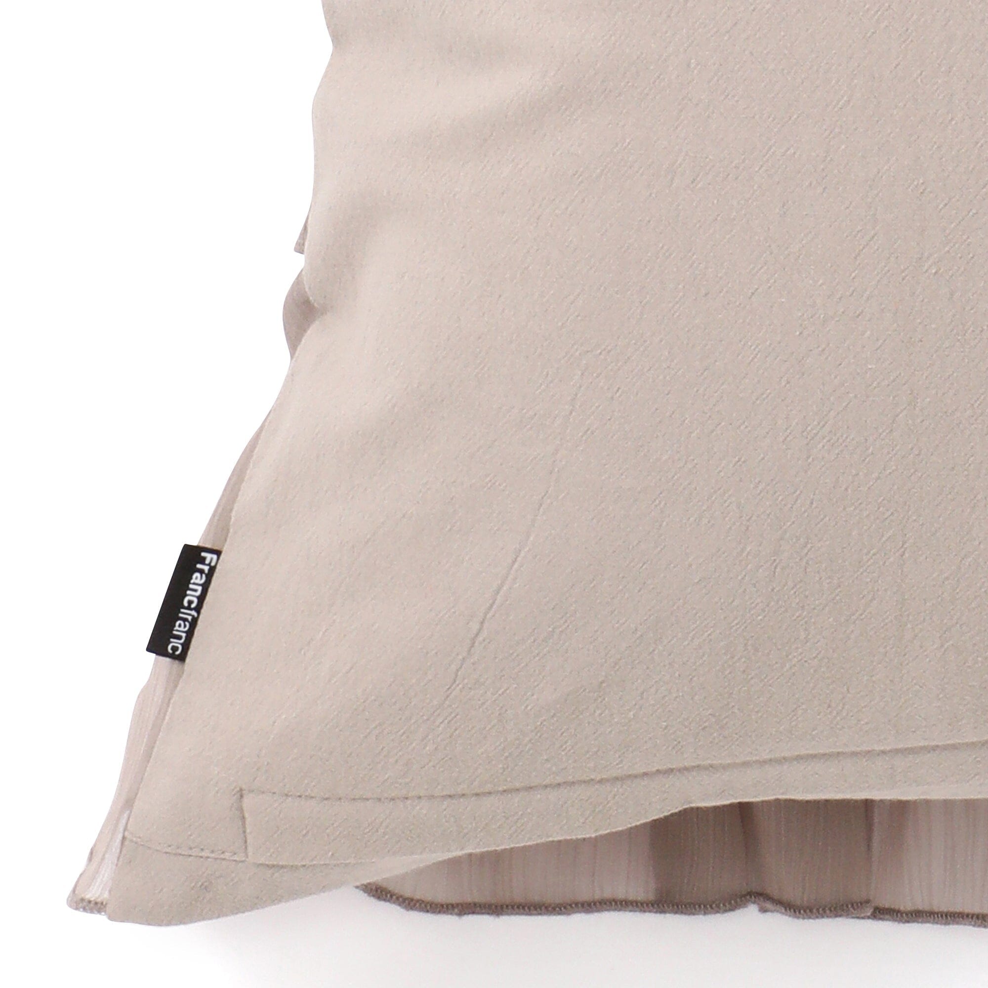 Soft Chiffon Frill Cushion Cover 18x18 Inches Gray - Elegant Home Decor for Sofa, Bed, or Living Room