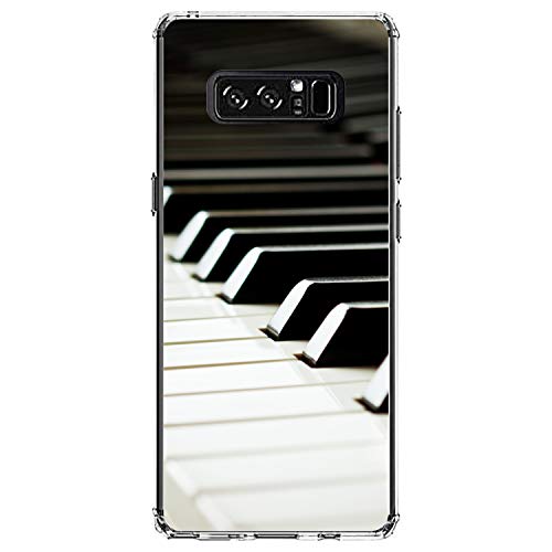 Piano Keys Keyboard on Clear Case