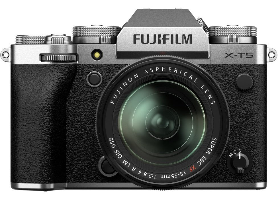 Fujifilm X-T5 Mirrorless Digital Camera with XF 18-55mm F2.8-4 Lens (Silver) - Professional Photography, Vlogging & Travel Camera for Content Creators