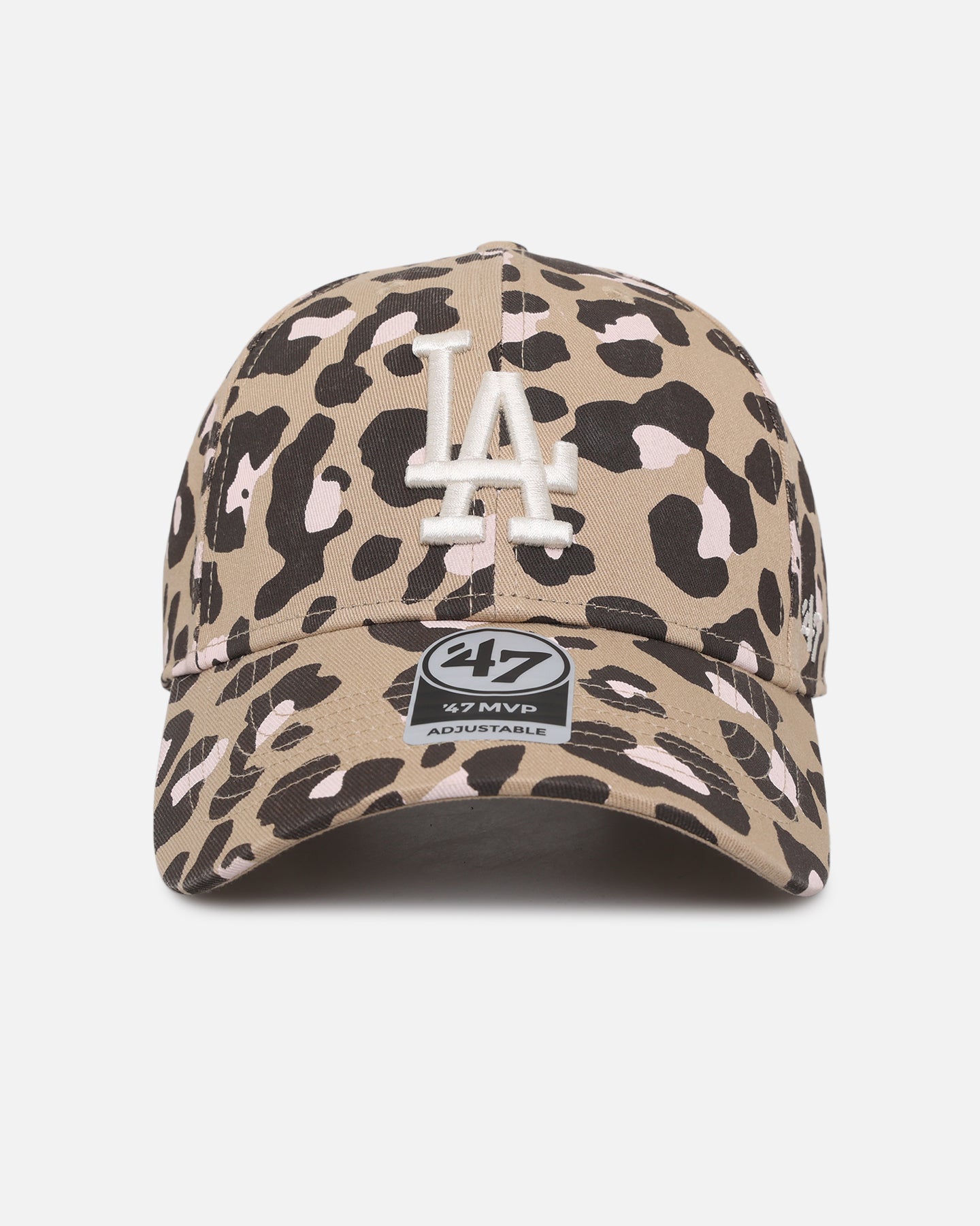 47 Brand Los Angeles Dodgers 'Bagheera' 47 Clean Up Strapback Khaki Adjustable Hat - Perfect for Baseball Games, Casual Wear & Sports Fans