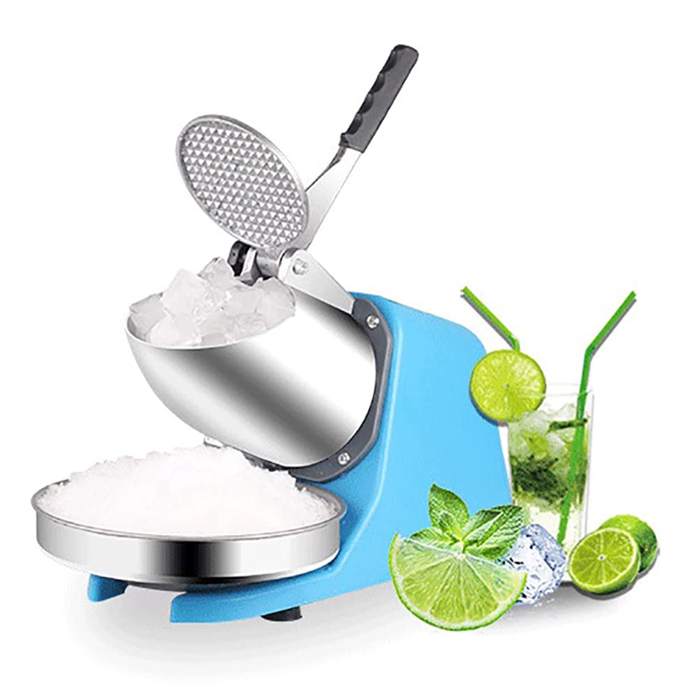 Electric Ice Shaver Machine - Commercial & Home Use Snow Cone Maker with Double Blades, Adjustable Thickness (187lb/hr) - Perfect for Parties, Restaurants, and Summer Treats