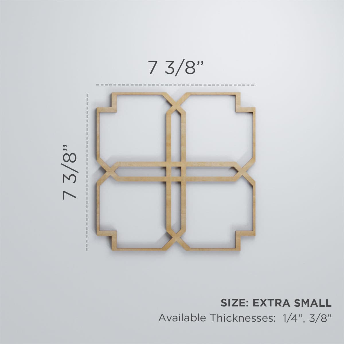 Englewood Decorative Fretwork Wall Panels - Elegant Laser-Cut Metal Wall Decor for Living Room, Bedroom & Office - Perfect for Home & Commercial Interior Design