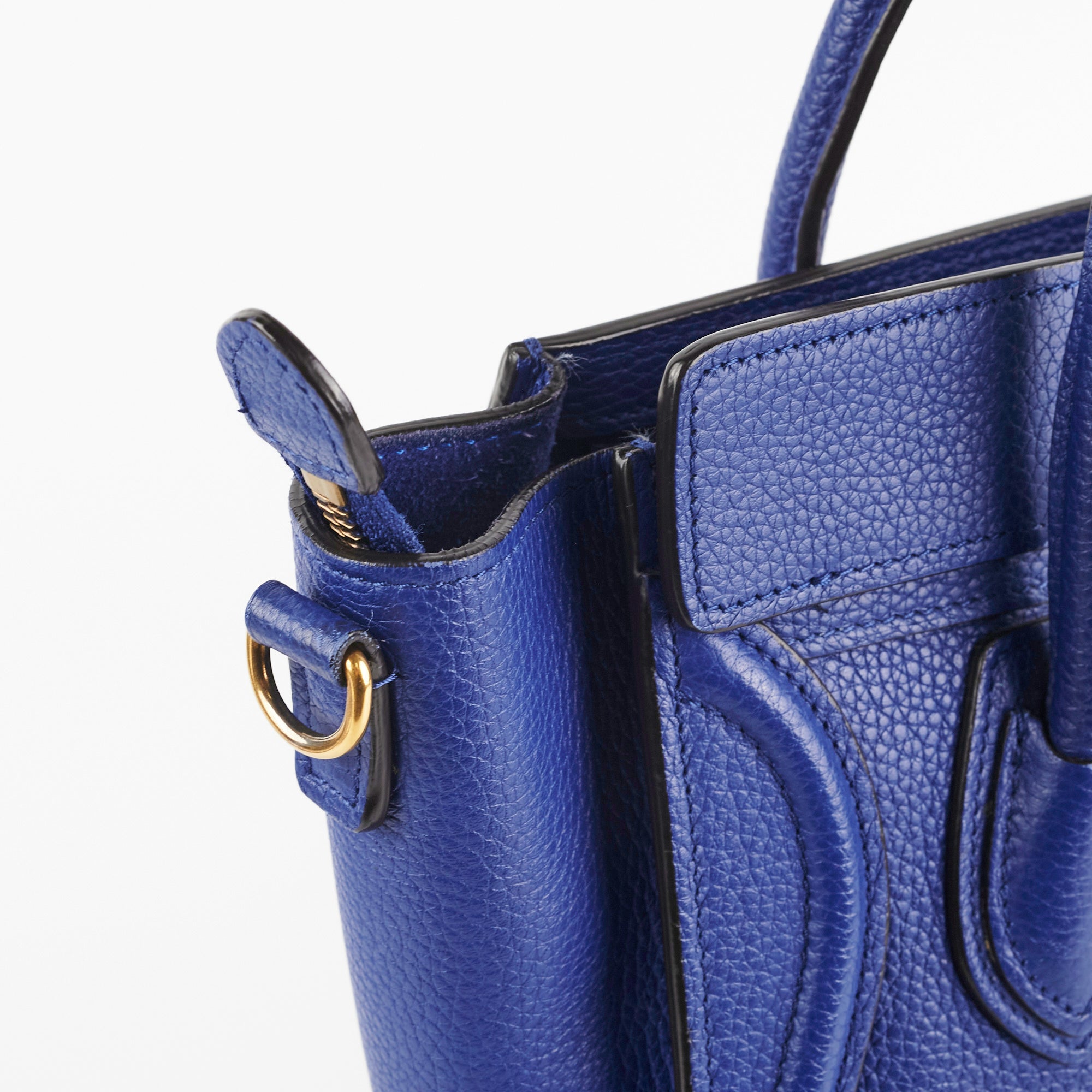 Celine Nano Luggage Bag in Blue - Stylish Crossbody Handbag for Women | Perfect for Work, Travel & Everyday Use