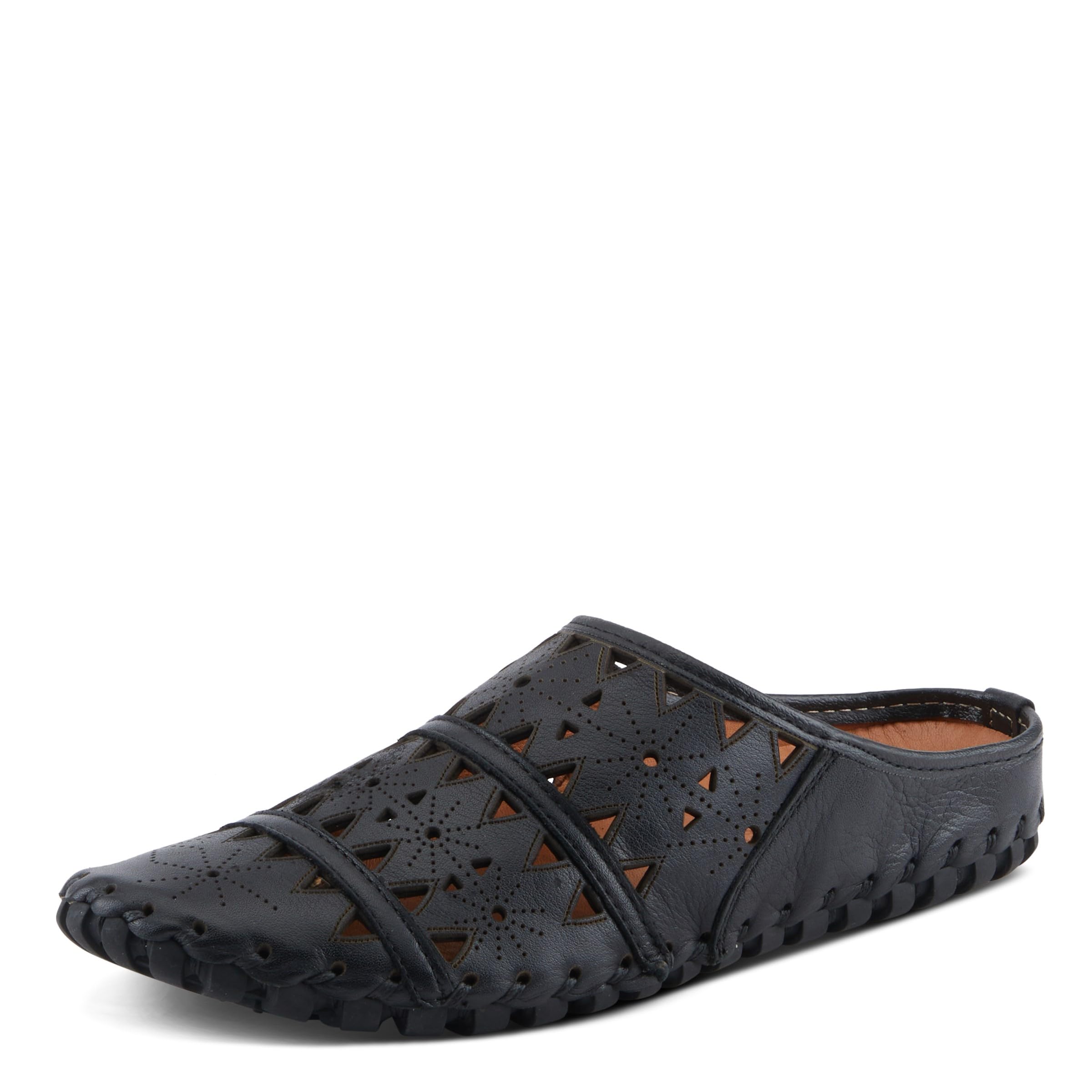 Spring Step Fusalide Slip-On Shoes for Women - Comfortable Leather Clogs with Non-Slip Rubber Outsole - Perfect for Casual Wear, Work & Everyday Comfort