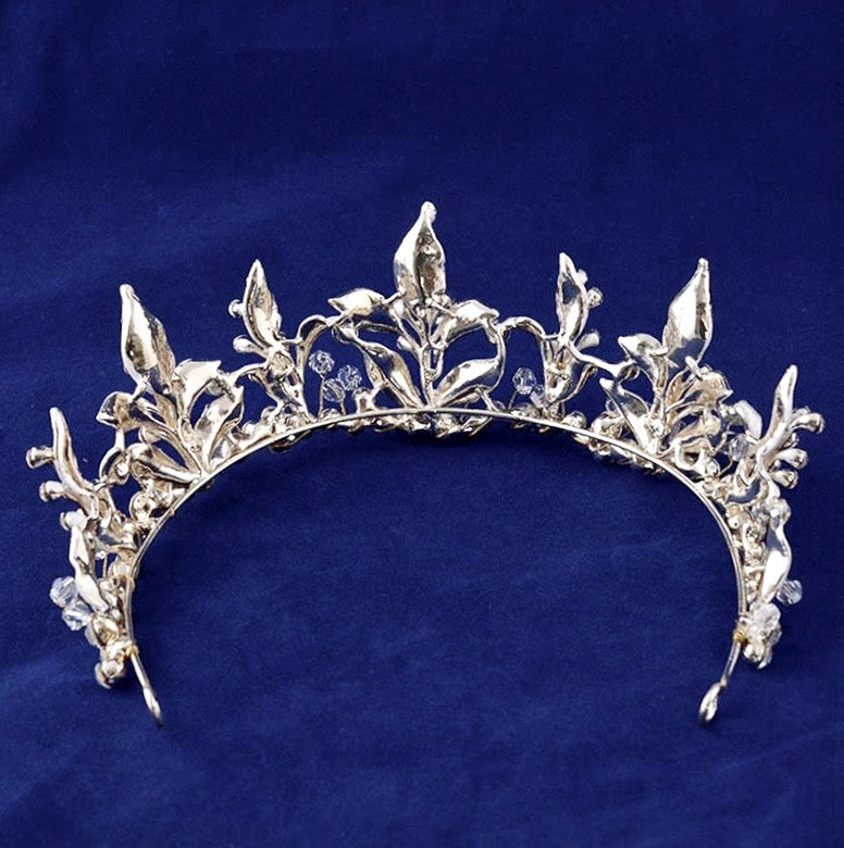Kariyah Gold Bridal 3 Piece Jewelry Set With Tiara - Elegant Wedding Jewelry for Brides, Bridesmaids & Special Occasions