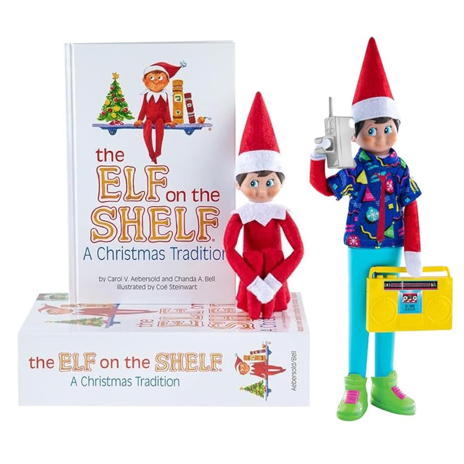 Elf on the Shelf - Blue Eyed Boy Scout Elf with Magifreez Retro 80's Gear | Christmas Tradition & Holiday Decor for Kids | Perfect for Family Fun & Festive Home Decor