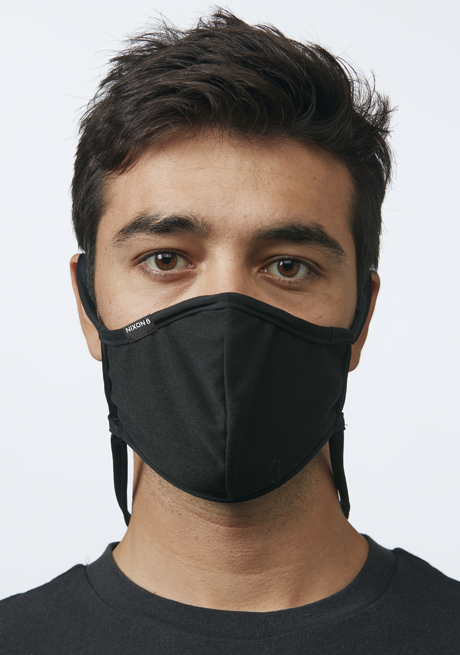 Flipside Face Mask - All Black Reusable & Breathable for Outdoor Activities, Travel & Daily Protection