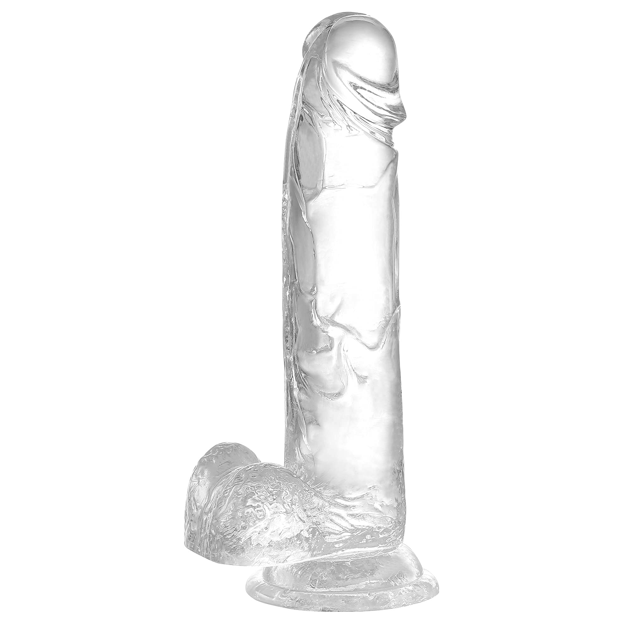 7.3 Inch Realistic Dildo - Body-Safe Silicone Adult Toy for Women & Couples with Powerful Suction Cup - Perfect for Clitoral, Vaginal & Anal Stimulation - Great for Beginners & Solo Play or Partnered Fun