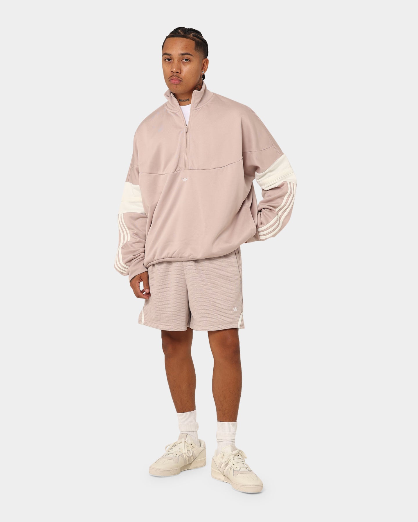 Adidas Wonder Taupe/Off White Basketball Warm Up Jacket - Lightweight Performance Jacket for Men - Perfect for Training, Games & Outdoor Activities