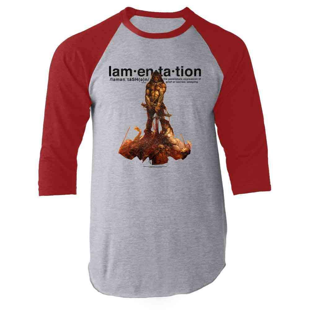 Frank Frazetta Barbarian Lamentation Art Graphic T-Shirt for Men - Vintage Fantasy Pop Culture Tee for Casual Wear & Gift Giving