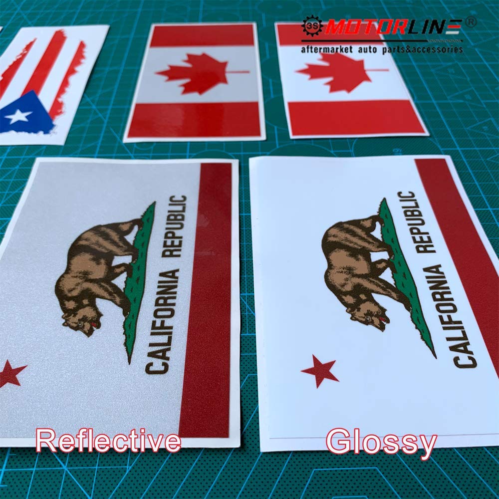 Florida State Flag Decal Stickers - 4 Pack (2