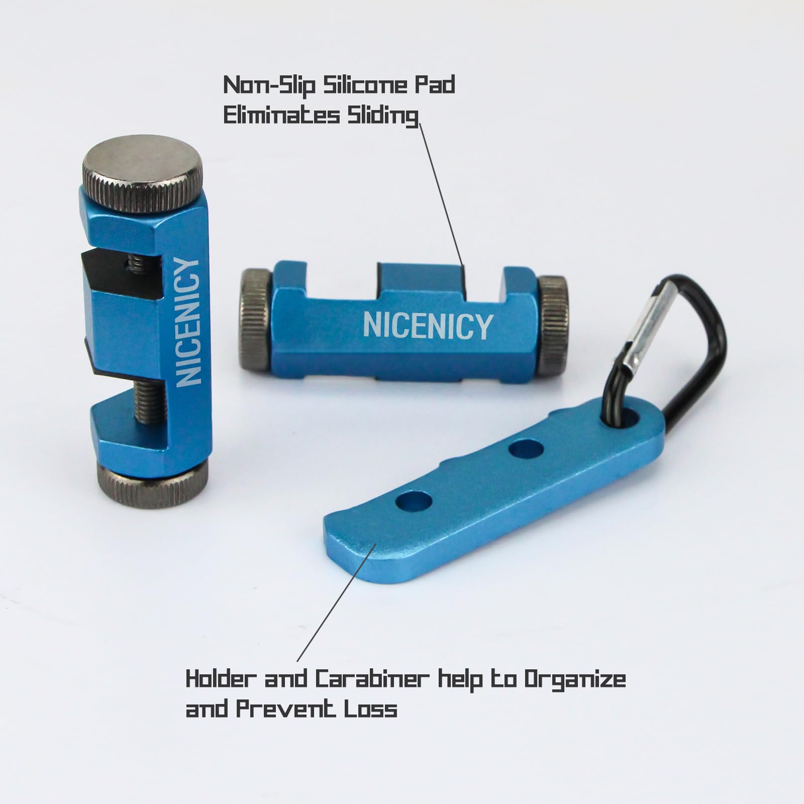 New Tall Stair Gauges - NICENICY Framing Square Stops with Holder, 2 Clamps & Screws - Professional Stair Stringer Layout Tool for Carpentry & Woodworking - Durable Stair Gauges Knobs for Circular Saw - Perfect for DIY Home Improvement & Staircase Construction Projects
