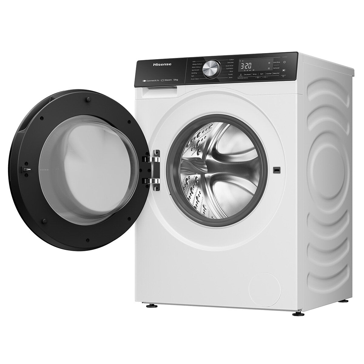Hisense 12kg Series 5 Front Load Washing Machine HWF5S1214 - Energy Efficient, Quiet Operation for Laundry Rooms & Apartments | Perfect for Families & Small Spaces